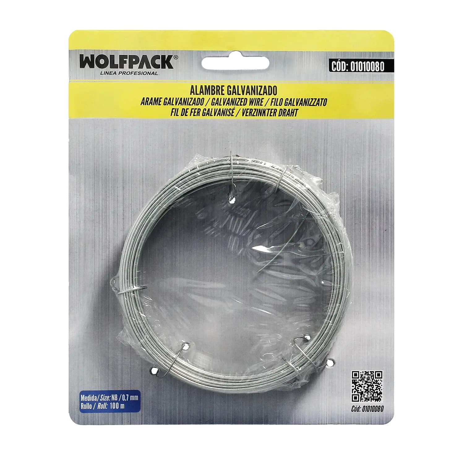 Alambre galvanizado en rollo